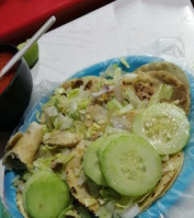 Tacos Asada inside