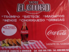 Tacos El Globo food