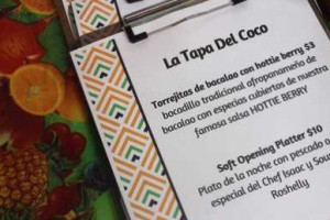 La Tapa Del Coco food