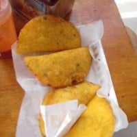 Crunchy Arepas Empanadas food