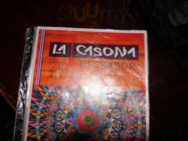 La Casona Del Sabor menu