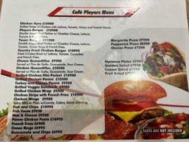 Players Café menu