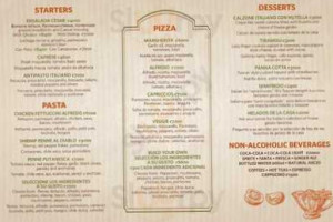 Capriccios Pizza Bistro Cafe Flamingo Beach menu