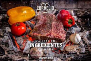 Cornelio Steak House food