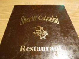 Sherif Colonial menu