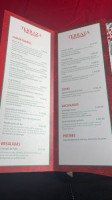 Dulcepastel menu