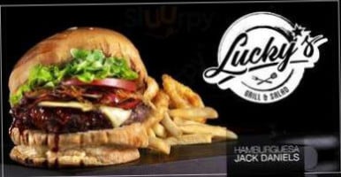 Luckys Burgers food