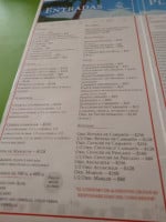 La Purisima, México menu