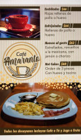 Café Amaranto food
