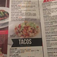 Los Arbolitos menu