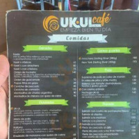 Uk-UL Cafe menu