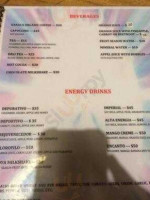 Cafeteria Atrapasuenos menu