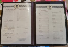 Restaurant Plaza Pardo menu