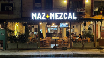 Maz+mezcal food