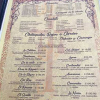 La Catolica menu