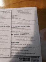 Lunfardo: Pizza A La Piedra menu