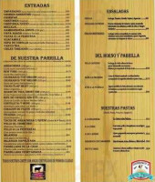 Churrasco's Parrilla Argentina menu