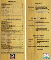 Churrasco's Parrilla Argentina menu