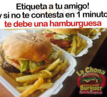 La Chona Burger food