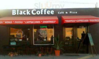 Black Coffee Cafe Pizza outside