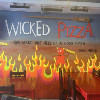 Wicked Pizza inside