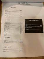 La Fábrica Pizzería Suc. Sanzio menu