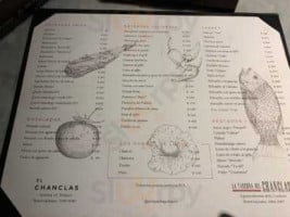 El Chanclas menu
