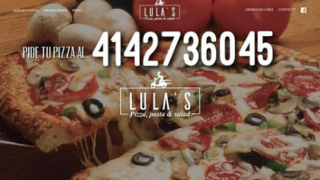 Lula's Pizza food