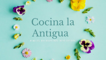 Cocina La Antigua food