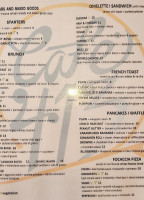 Cafe 413 menu