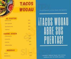 Tacos Wooau menu