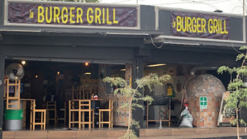 La Burger Grill inside