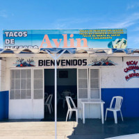 Aylin’s Taco De Pescado inside