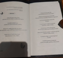 Soñé Contigo menu