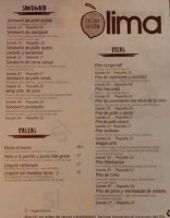Lima menu