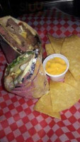 Mole Tacos Y Burritos food