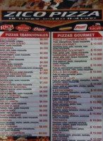 Pizería Zico Pizza menu