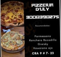 Pizzeria D'lily food