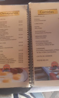 Bugambilias menu