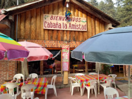 Cabaña La Amistad food