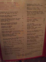 Bieke's Bistro menu