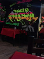 Tacos La Sarabia inside