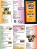 Cabanita Express menu