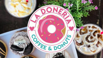 La Doneria Coffee Donuts food