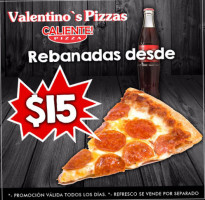 Valentino's Pizzas food