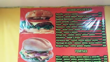 Morenos Burgers food