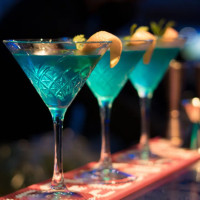 Blue Martini food