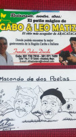 El Patio Magico de Gabo y Leo Matiz menu