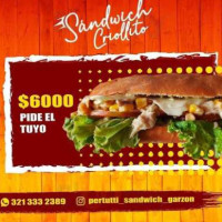 Pertutti Sándwich Garzón food