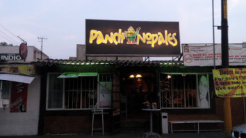Pancho Nopales outside